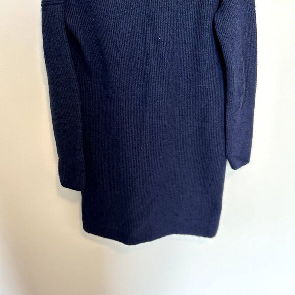 J.crew Long Sleeve Double Breasted Cardigan Jacket Navy XXS Wool Alpaca - Picture 15 of 16